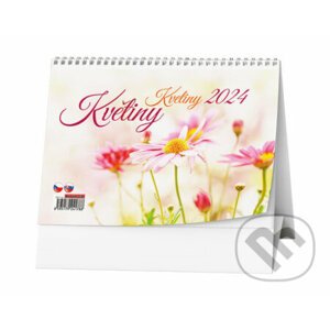 Stolní kalendář Květiny 2024 - Baloušek