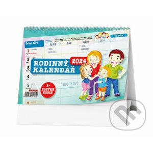 Stolní kalendář Rodinný kalendář 2024 - Baloušek