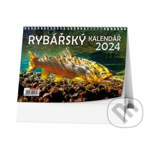 Stolní kalendář Rybářský kalendář 2024 - Baloušek