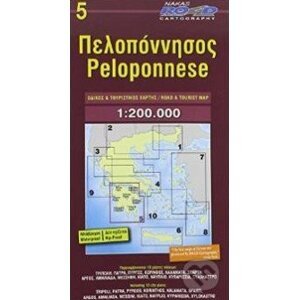 Peloponnese 1 : 200 000 - Road Editions