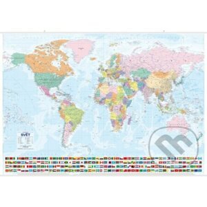 Svět - nástěnná mapa Státy a území, 1:21 000 000 - Kartografie Praha