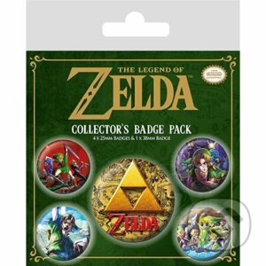 Sada odznakov The Legend of Zelda - Classics - Pyramid International
