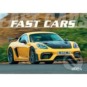 Nástenný kalendár Fast cars 2024 - Spektrum grafik