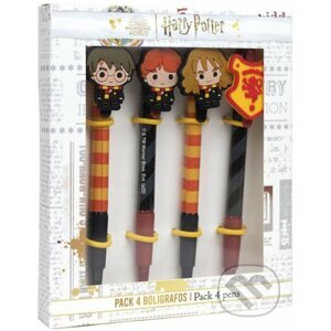 Set 4 ks pier Harry Potter: Harry Ron Hermiona - Harry Potter