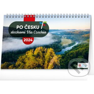 Stolní kalendář Po Česku stezkami Via Czechia 2024 - Notique