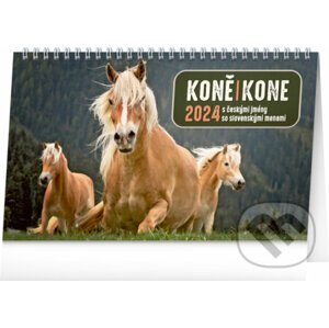 Stolní kalendář Koně – Kone CZ/SK 2024 - Notique