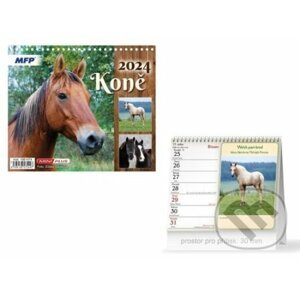 Stolní kalendář Mini Koně 2024 - MFP