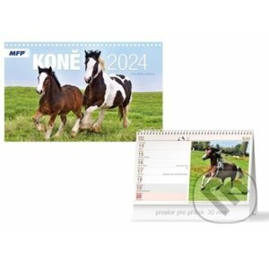Koně 2024 - stolní kalendář - MFP