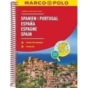 Španělsko, Portugalsko 1:300 000 / cestovní atlas (spirála) - Marco Polo
