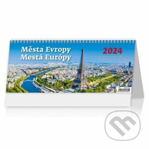 Kalendář stolní 2024 - Města Evropy/Mestá Európy - Helma365