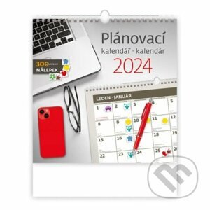 Kalendář nástěnný 2024 - Plánovací kalendář/kalendár - Helma365