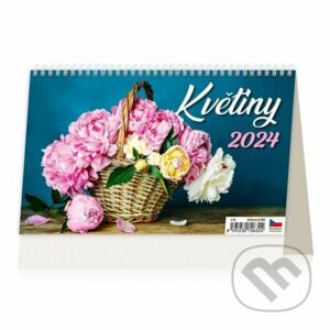 Kalendář stolní 2024 - Květiny - Helma365