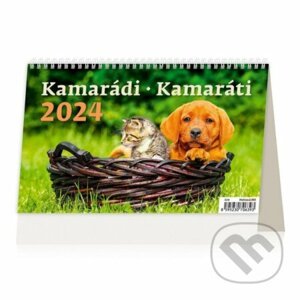 Kalendář stolní 2024 - Kamarádi/Kamaráti - Helma365