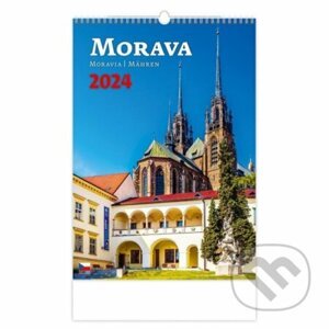 Kalendář nástěnný 2024 - Morava - Helma365