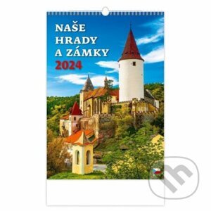 Kalendář nástěnný 2024 - Naše hrady a zámky - Helma365