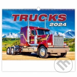 Kalendář nástěnný 2024 - Trucks - Helma365