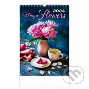 Kalendář nástěnný 2024 - Magic Flowers - Helma365