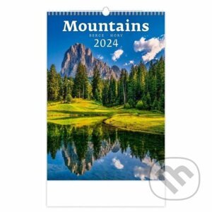 Kalendář nástěnný 2024 - Mountains/Berge/Hory - Helma365
