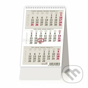 Kalendář stolní 2024 - MINI tříměsíční ČR/SR - Helma365