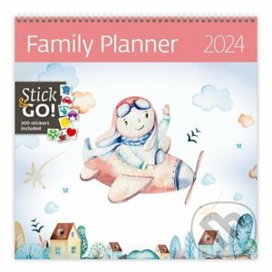 Kalendář nástěnný 2024 - Family Planner - Helma365