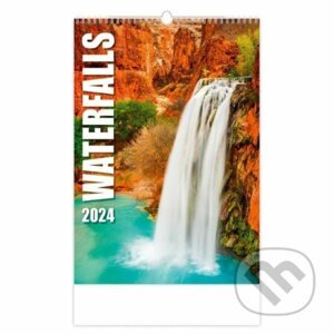 Kalendář nástěnný 2024 - Waterfalls - Helma365