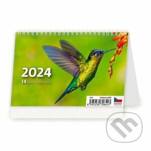 Kalendář stolní 2024 - MINI 14denní kalendář - Helma365