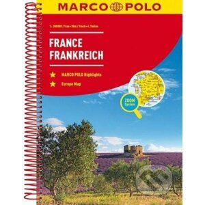 Francie / autoatlas (spirála) 1:300 000 - Marco Polo