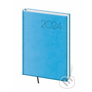Diář 2024 týdenní A5 Print Pop - světle modrá - Helma