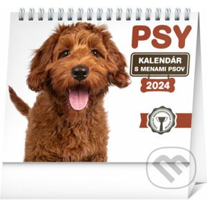 Stolový kalendár Psy 2024 – s menami psov - Zuzana Tillerová