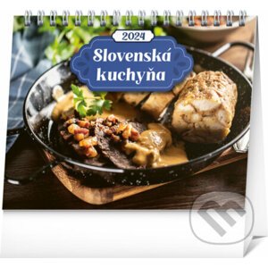 Stolový kalendár Slovenská kuchyňa 2024, 16,5 × 13 cm - Notique