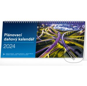 Stolový kalendár Plánovací daňový 2024, 33 × 14,5 cm - Notique