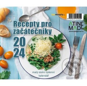 Kalendář 2024: Recepty pro začátečníky, stolní, týdenní - Almatyne