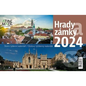 Kalendář 2024: Hrady a zámky, stolní, týdenní - Almatyne