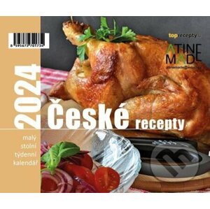 Kalendář 2024: České recepty, stolní, týdenní - Almatyne