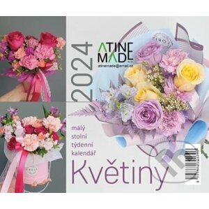 Kalendář 2024: Květiny, stolní, týdenní - Almatyne