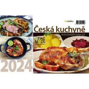 Kalendář 2024: Česká kuchyně, stolní, týdenní - Almatyne