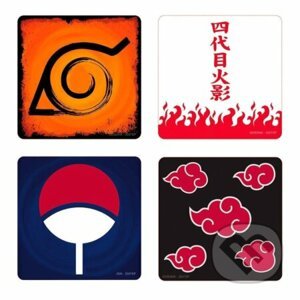 Podtácky Naruto Shippuden - Emblems (4 ks) - ABYstyle
