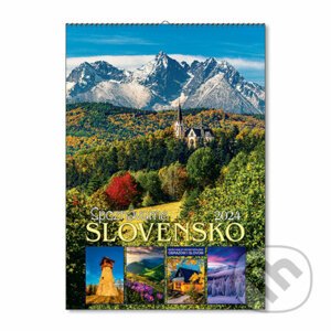 Nástenný kalendár Spoznávame Slovensko 2024 - Spektrum grafik