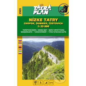 Nízke Tatry - Chopok, Ďumbier, Čertovica 1:25 000 - TATRAPLAN