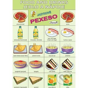 Jazykové pexeso: Food and Drinks / Jedlo a nápoje - Juvenia Education Studio
