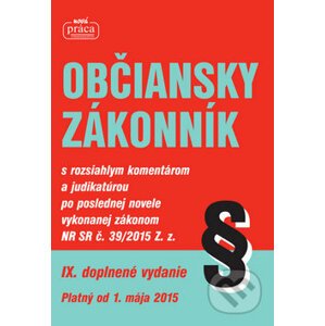 Občiansky zákonník 2015 - Nová Práca