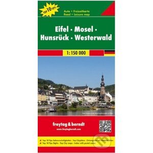 Eifel – Mosel – Hunsrück – Westerwald 1:150 000 - freytag&berndt