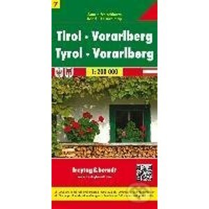 Tirol, Vorarlberg 1:200 000 - freytag&berndt