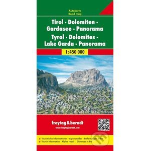 Tirol, Dolomiten, Gardasee, Panorama 1:450000 - freytag&berndt
