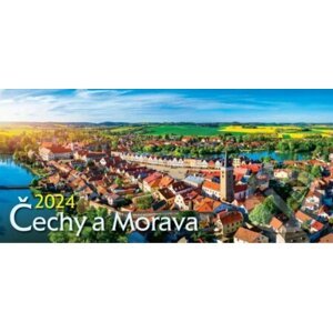 Kalendář stolní 2024 Čechy a Morava - BB/art