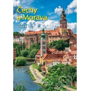 Kalendář  nástěnný 2024 Čechy a Morava - BB/art