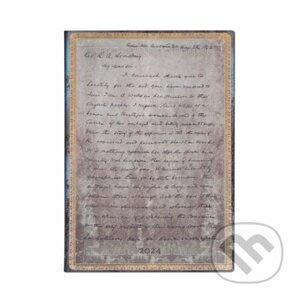 Paperblanks - týždenný diár Frederick Douglass, Letter for Civil Rights 2024 - Paperblanks