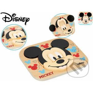 Mickey Mouse puzzle dřevěné - Mikrohračky