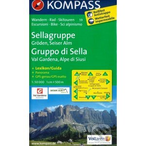 Sellagruppe/Gruppo di Sella - Kompass