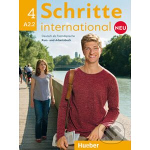 Schritte international Neu 4: A2.2 Kursbuch-Arbeitsbuch +CD +KOD - Max Hueber Verlag